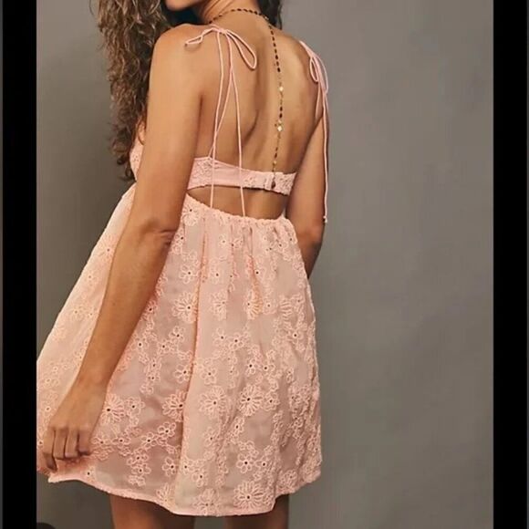 For Love & Lemons x Free People NWT Frances Mini Dress M ($310) - Picture 4 of 12